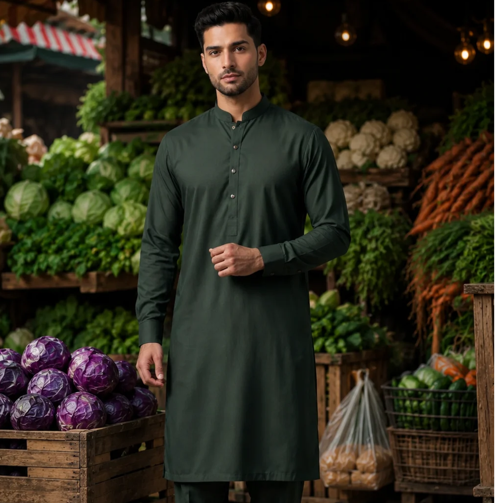 Men’s Unstitched Boski Plain Suit